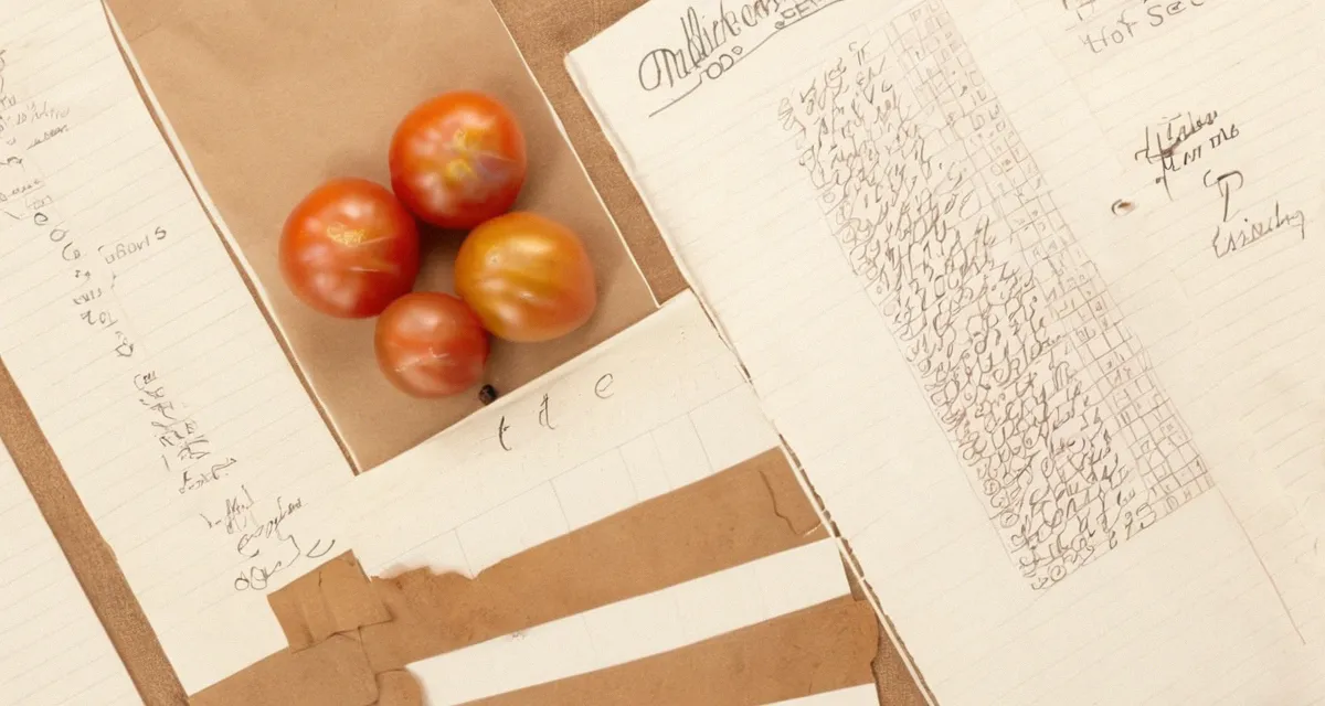 Selbst gewonnene Samen trocknen auf Papier – Saatgut für die nächste Saison